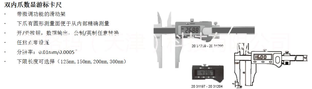 天津雙內(nèi)爪數(shù)顯游標(biāo)卡尺廠(chǎng)家  內(nèi)溝槽數(shù)顯游標(biāo)卡尺價(jià)格