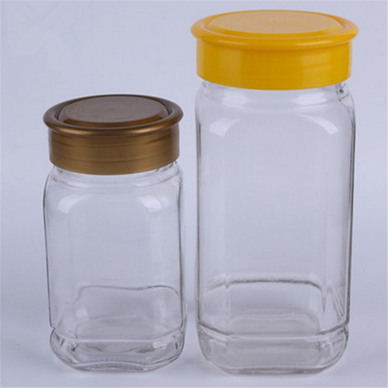 江蘇徐州官宇玻璃蜂蜜瓶 批發(fā)零售八角蜂蜜瓶 醬菜瓶  罐頭瓶  各種規(guī)格 江蘇徐州官宇玻璃玻璃制品 蜂蜜瓶