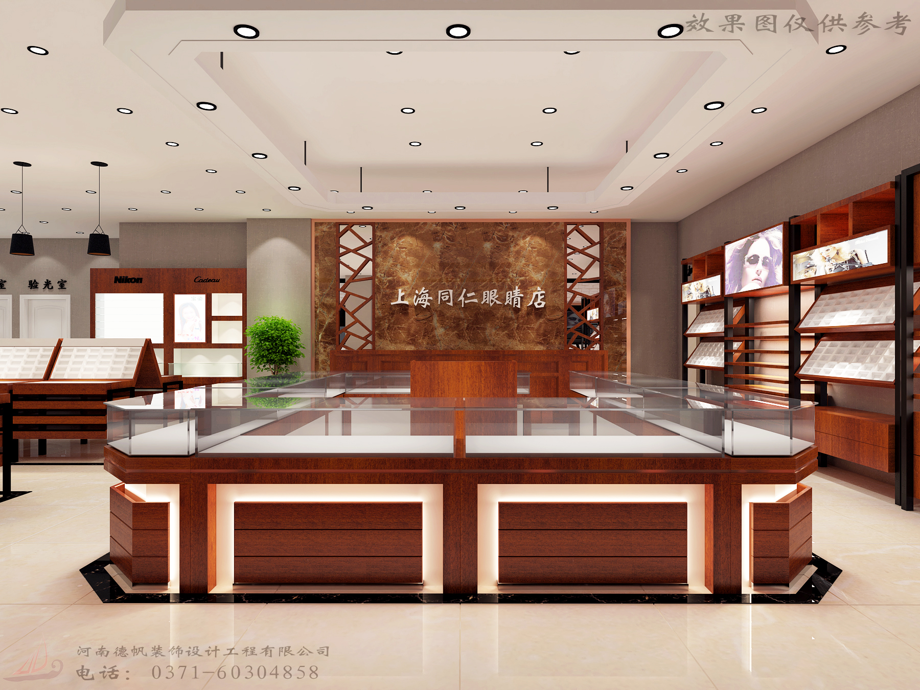 德帆專業(yè)眼鏡展柜制作 眼鏡店裝修 山西運(yùn)城眼鏡店裝修、眼鏡展柜制作