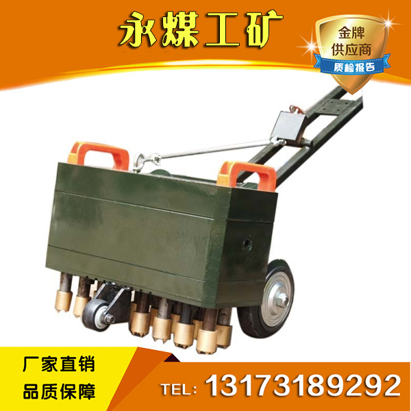 龍巖鑿毛機_氣動混凝土路面鑿毛機_雙頭鑿毛機