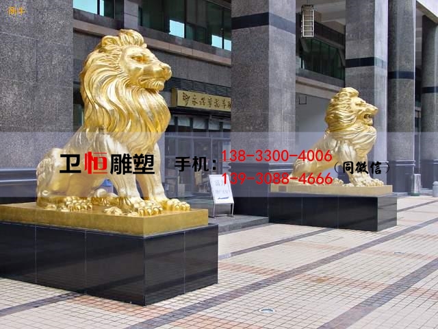 銅獅子制造廠家 故宮門獅 門口銅獅子雕塑 銅獅子定制 家居銅獅子擺件
