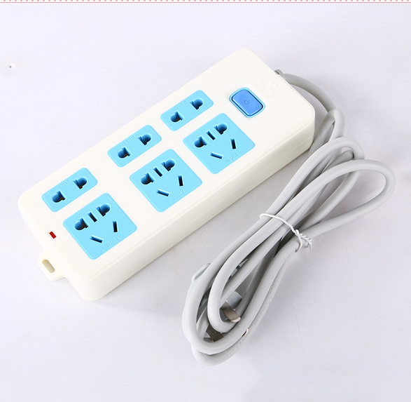 公牛插座 218 銅芯導線公牛插座  接線10孔位有線電插板