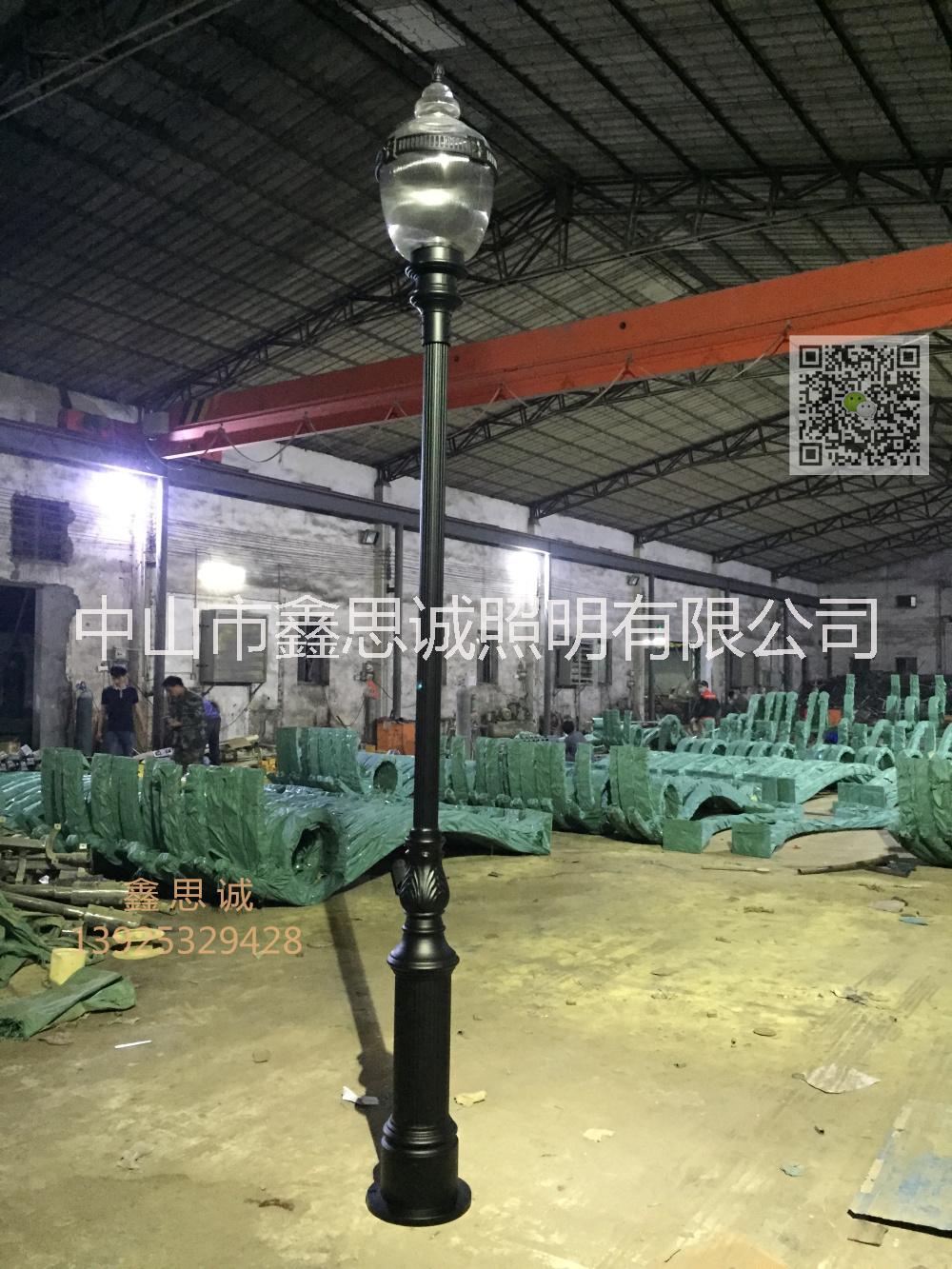 太陽能led照明燈 太陽能一體化庭院燈 單頭路燈 庭院燈01