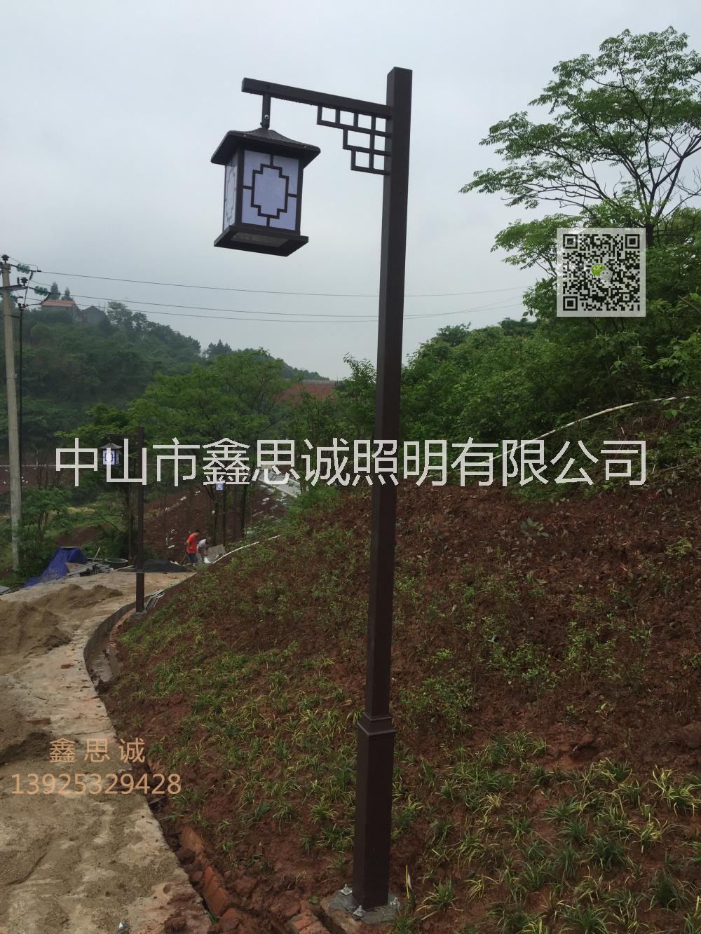 太陽能led照明燈 太陽能一體化庭院燈 單頭路燈 庭院燈01
