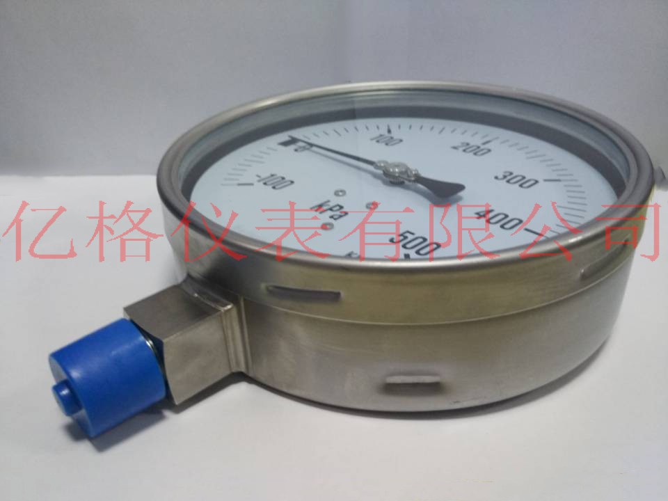 億格儀表全不銹鋼160mm徑向真空壓力表