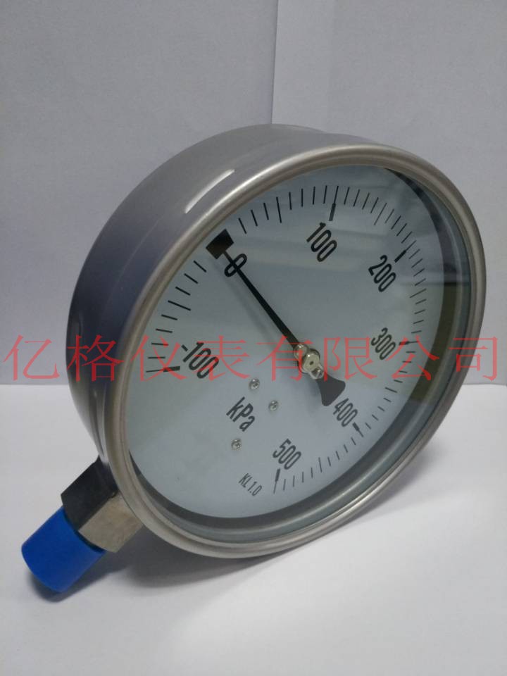 億格儀表全不銹鋼160mm徑向真空壓力表