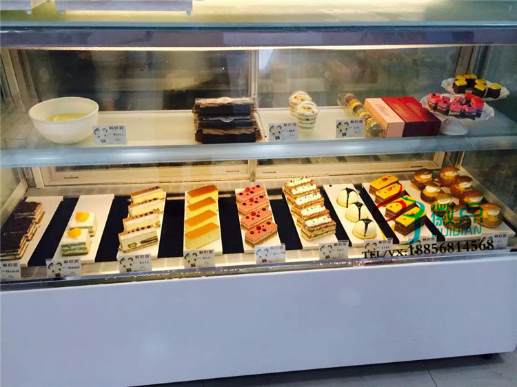 徽點 日式直角蛋糕柜，蛋糕柜廠家直銷，蛋糕立式冷藏保鮮柜，甜品展示柜，蛋糕保鮮陳列柜
