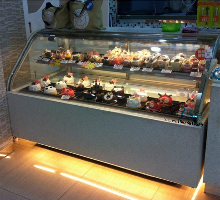 徽點(diǎn)  矮弧形蛋糕柜，蛋糕柜廠家直銷，蛋糕保鮮冷藏柜，立式冷藏展示柜，甜品展示柜