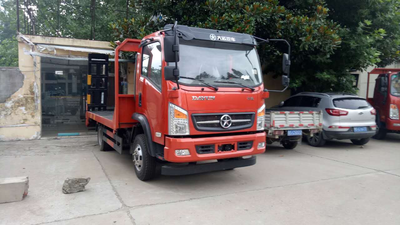 凱馬挖機(jī)平板運(yùn)輸車（國五）80 90挖掘機(jī)平板運(yùn)輸車 平板車