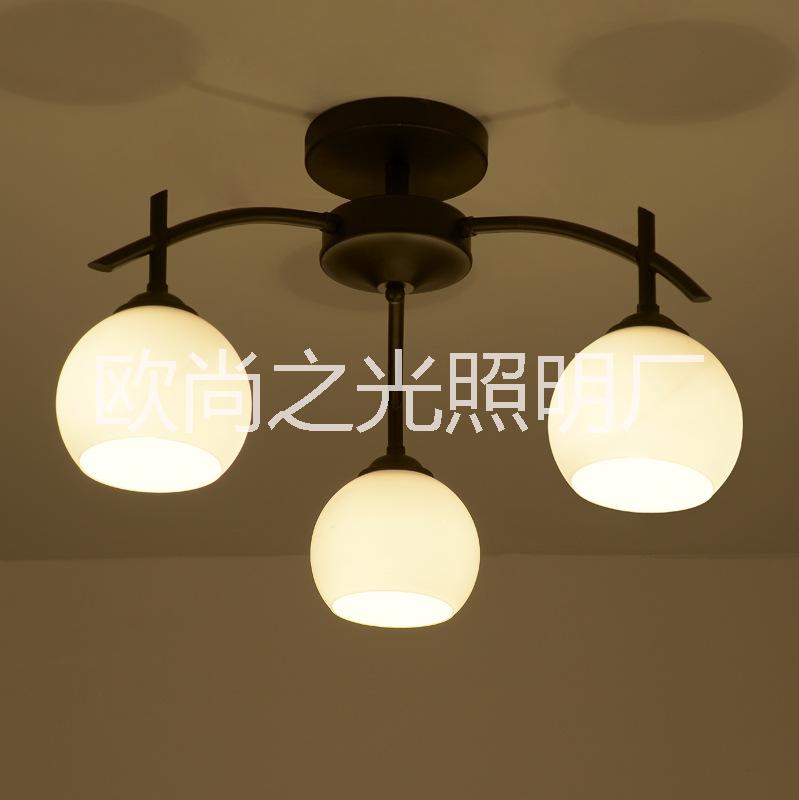 鐵藝北歐后現(xiàn)代臥室書房餐廳客廳酒店美式吸頂燈吊燈廠家批發(fā) 2272