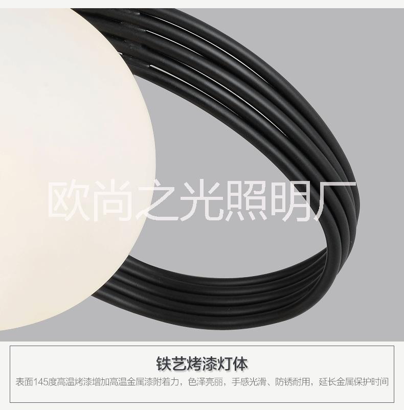 新款鐵藝北歐后現(xiàn)代臥室簡約餐廳客廳酒店美式吊燈吸頂燈批發(fā) 2282