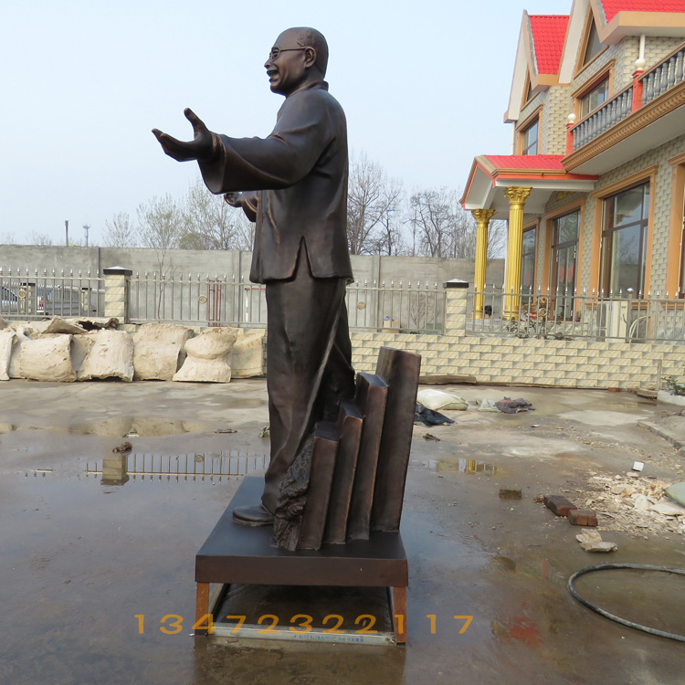 玻璃鋼仿銅名人肖像雕塑 名人肖像雕塑價格 名人肖像雕塑擺件 名人肖像雕塑定做