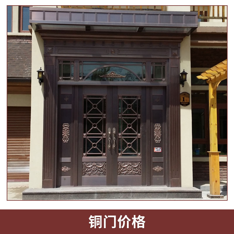 鄭州銅門報價紫銅大門/玻璃銅門/豪華別墅銅門設計安裝多少錢