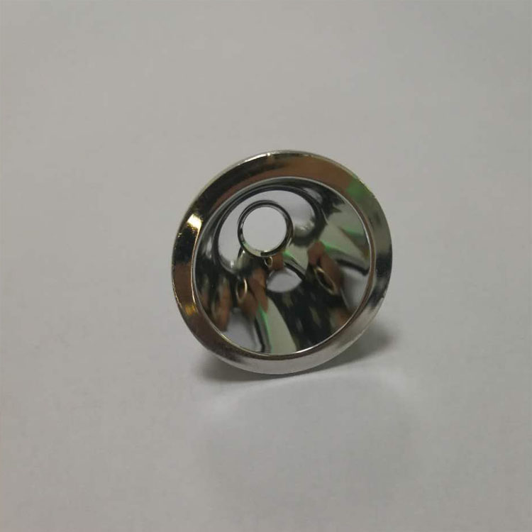 鋁合金真空鍍膜反光杯 LED手電筒燈杯 裝飾照明反光罩可加工訂制 手電筒反光杯