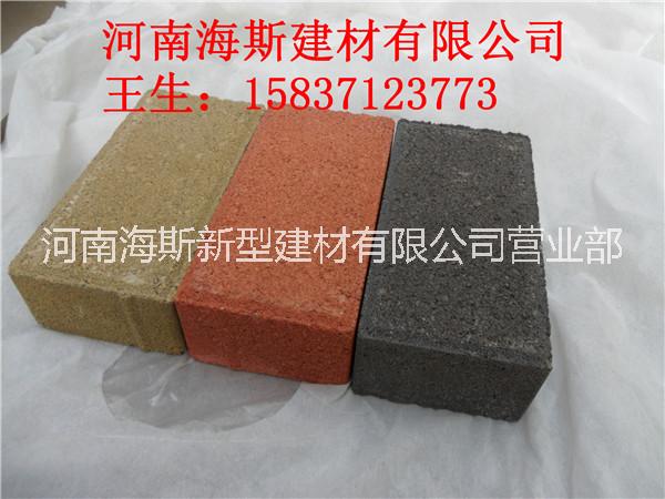 鄭州透水磚廠家全國直銷20x10金剛砂透水磚*量大從優(yōu) 廣場磚