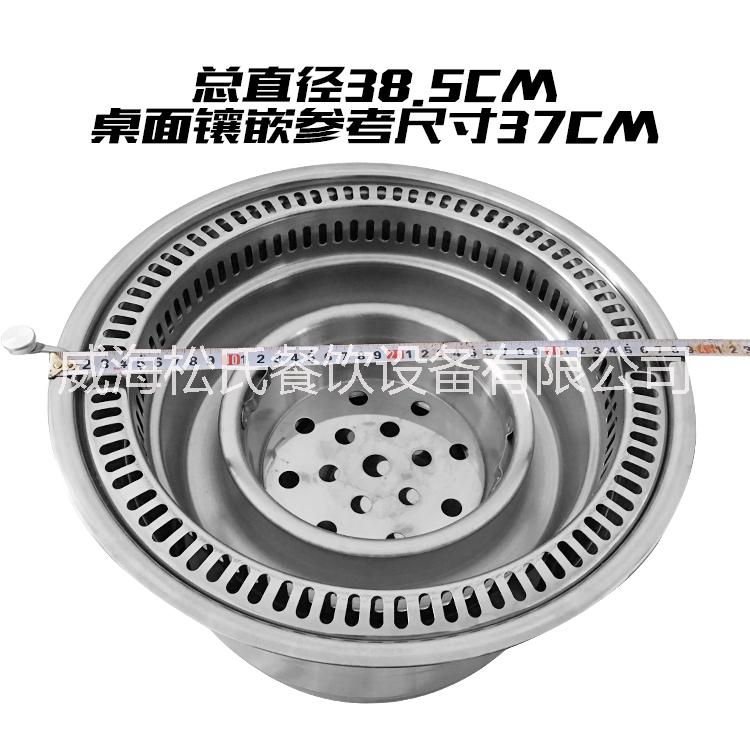 松氏下排煙碳火燒烤爐韓式燒烤爐