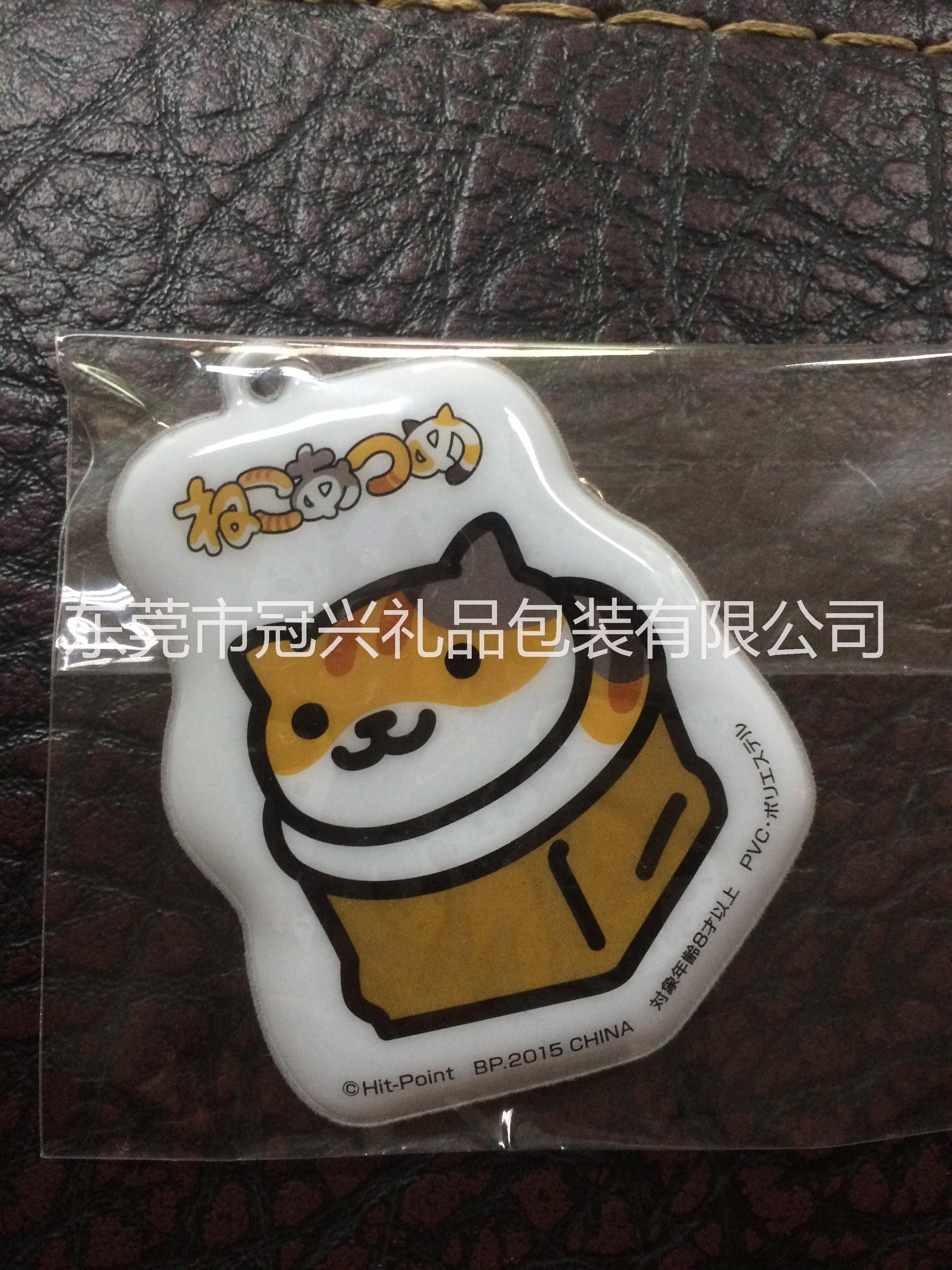 定制日本出口PVC布底手機(jī)擦 PVC手機(jī)掛件 PVC禮品吊飾