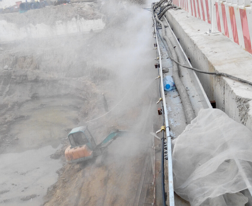 西安工地高壓噴霧降塵主機(jī)批發(fā)  噴霧降塵設(shè)備特點(diǎn)
