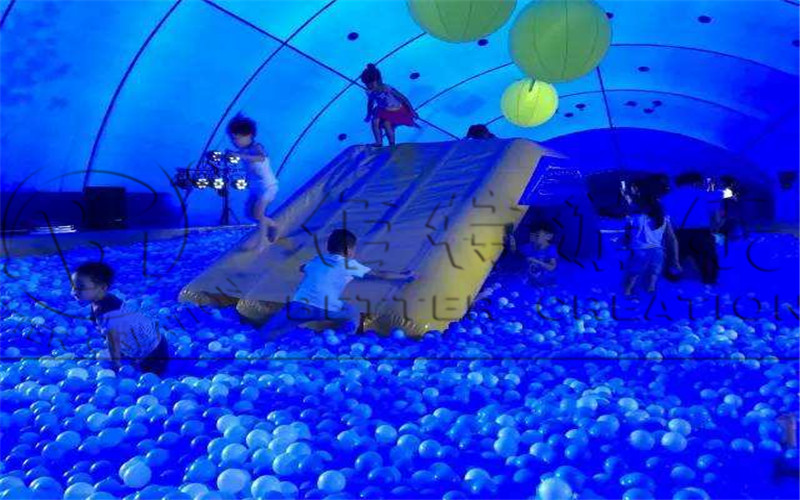 鄭州鯨魚島海洋球租賃