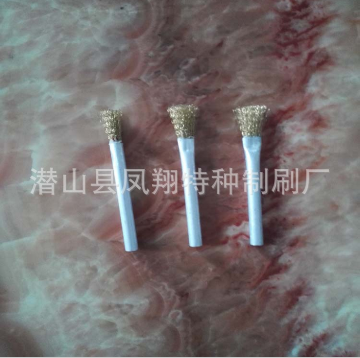 精細(xì)位置筆刷 除繡清潔不銹鋼筆刷 打磨拋光筆刷