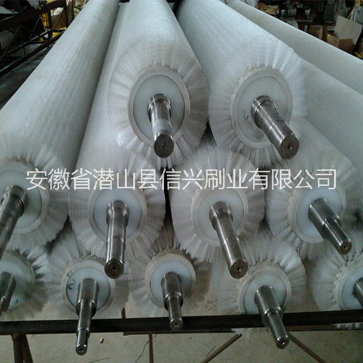 工業(yè)毛刷輥 定制機(jī)械清掃清洗毛刷輥安徽毛刷按需定制