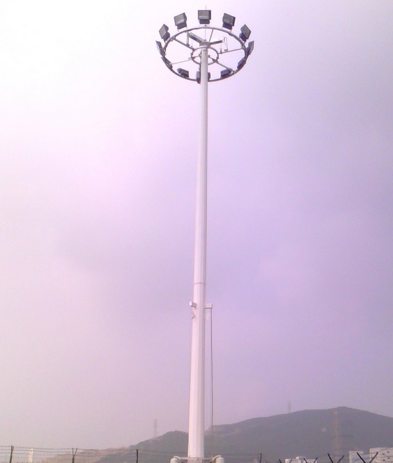 揚(yáng)州弘旭照明專(zhuān)業(yè)生產(chǎn)40米升降式高桿燈港口led道路燈