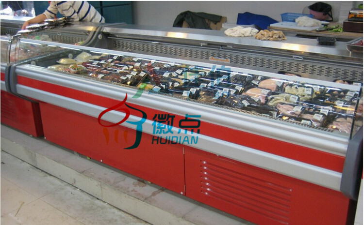 定做鮮肉柜，超市冷鮮肉存放柜，雙匯冷鮮肉冷藏保鮮展示柜