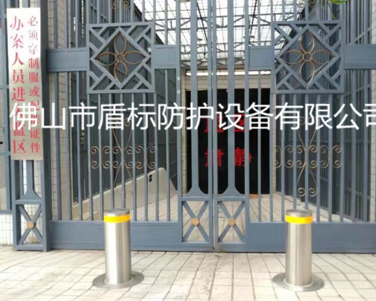 全自動伸縮阻車樁，智能電動液壓防撞擋車樁，盾標(biāo)防護(hù)*廠家