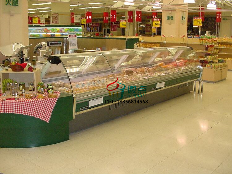超市、市場(chǎng)、肉食店 熟食柜，鹵味保鮮冷藏展示柜