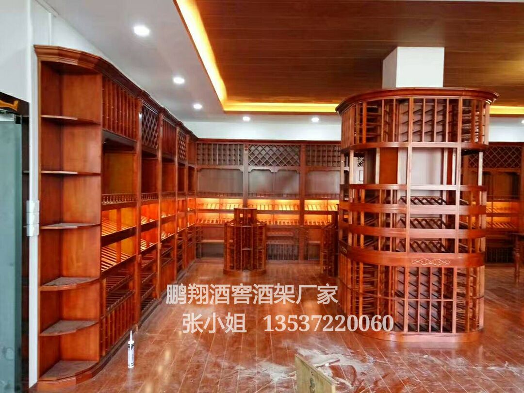 會(huì)所酒架 葡萄酒架 展示架 實(shí)木