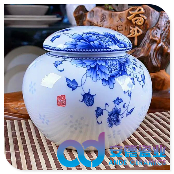 陶瓷儲物罐 陶瓷食品罐 陶瓷藥材罐 景德鎮(zhèn)罐子生產(chǎn)廠家