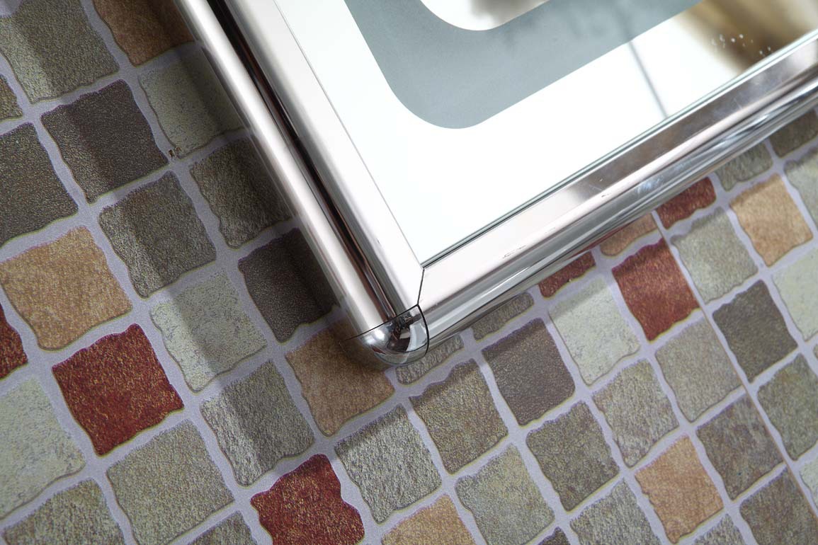 不銹鋼鏡框浴室鏡壁掛衛(wèi)生間鏡子化妝梳妝酒店衛(wèi)浴掛鏡邊框可訂做