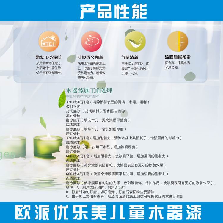 中國*油漆涂料品牌 歐派漆 歐派優(yōu)樂美兒童健康木器漆