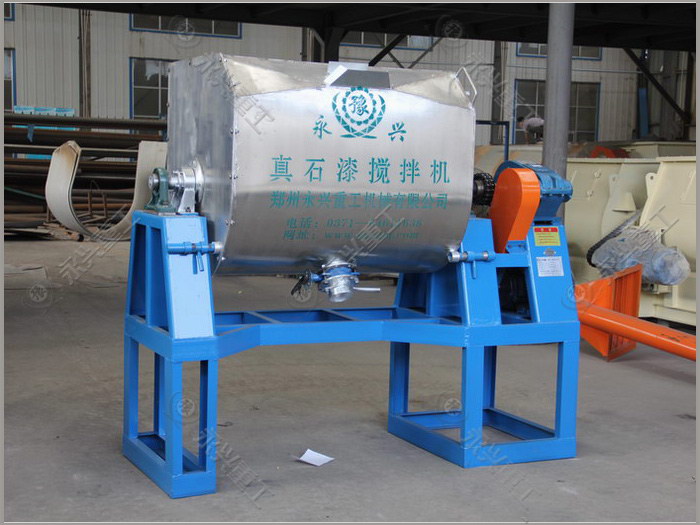 鄭州永興牌3噸真石漆攪拌機是小型真石漆生產(chǎn)廠家的理想選擇