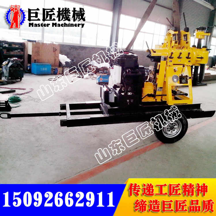 XYX-200拖車(chē)式水井鉆機(jī)200型巖心鉆機(jī)野外地質(zhì)勘探取樣方便省力