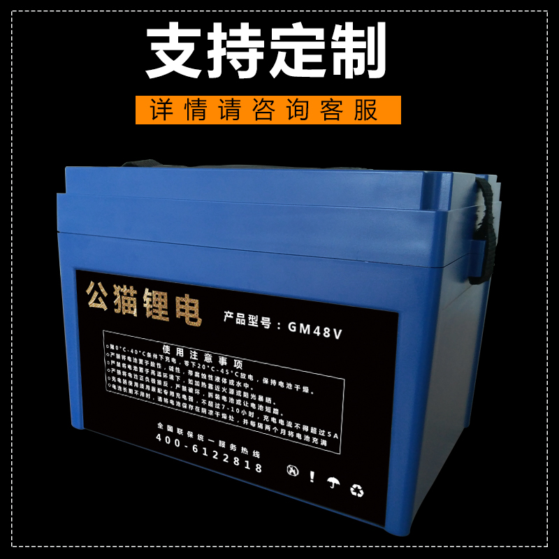 安徽鋰電池動力生產電瓶車三輪車電池黑貓新能源公貓鋰電池電瓶車電池
