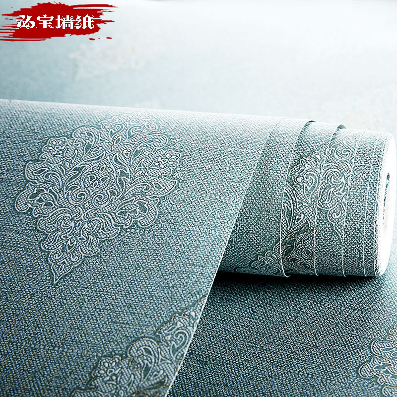 廣西現(xiàn)代3d無紡布?jí)垳剀八厣蛷d書房臥室壁紙環(huán)保立體粉色墻紙