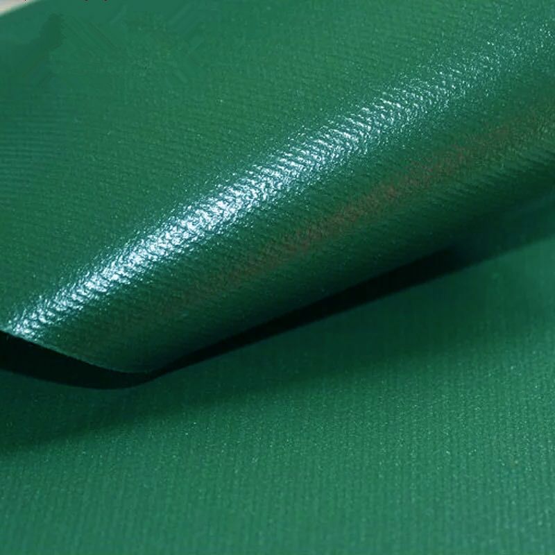 防水帆布 蓋貨帆布綠色涂塑PVC防水帆布，加厚耐磨防雨布，貨場(chǎng)汽車遮陽防水雨布 蓋貨帆布防水雨布