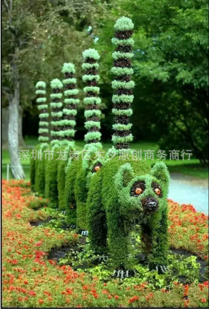 廠家直銷 仿真綠雕 仿真園林景觀雕塑 仿真草雕 仿真米蘭動(dòng)物人物
