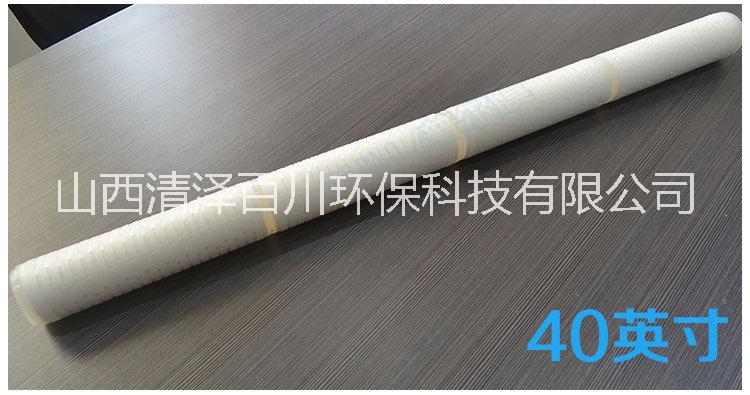 廠家直銷折疊濾芯   微孔折疊濾芯10寸20寸30寸40寸  大通量折疊濾芯