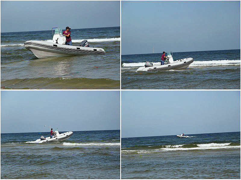 小型玻璃鋼釣魚(yú)船艇 快艇橡皮艇