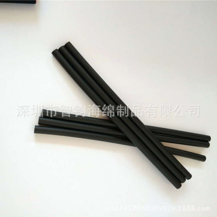 E長期供應(yīng)各種規(guī)格尺寸海綿把套 EVA異形泡棉管 海綿保溫管