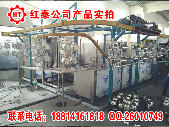 超聲波噴淋清洗烘干流水線