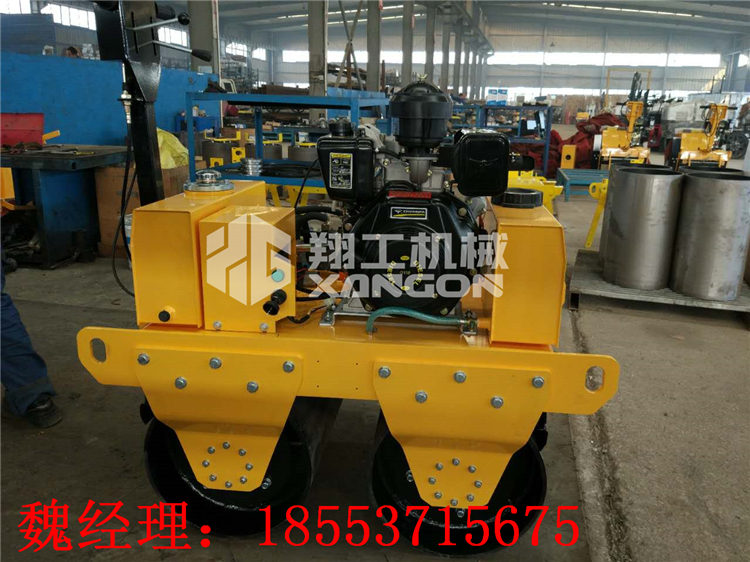翔工手扶式振動壓路機 手扶式壓路機廠家直銷 獨銷售家雙鋼輪壓路機