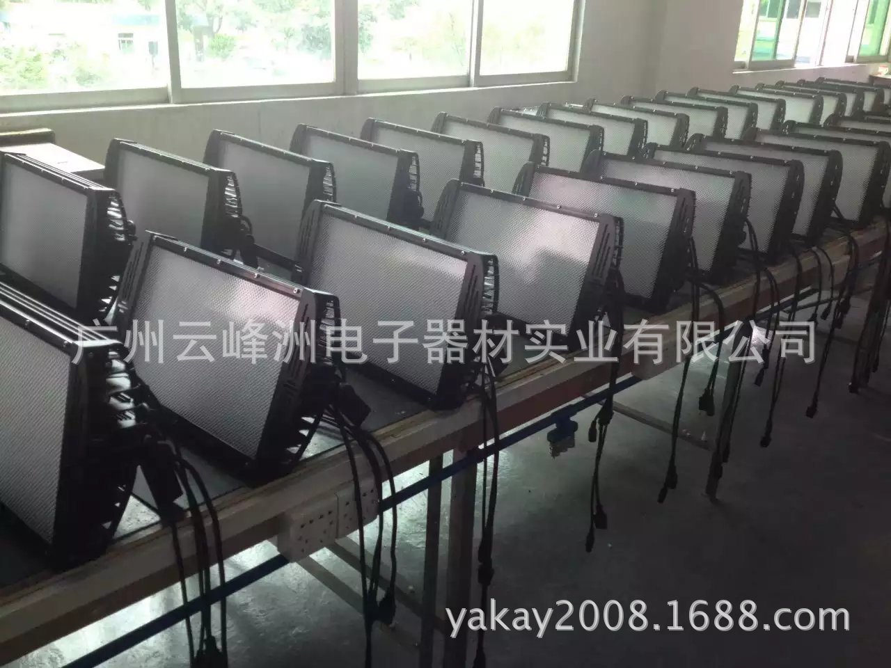 yakay/雅淇燈光 200W LED三基色平板柔光燈/影視冷光燈/視頻會議燈/演播廳LED面光