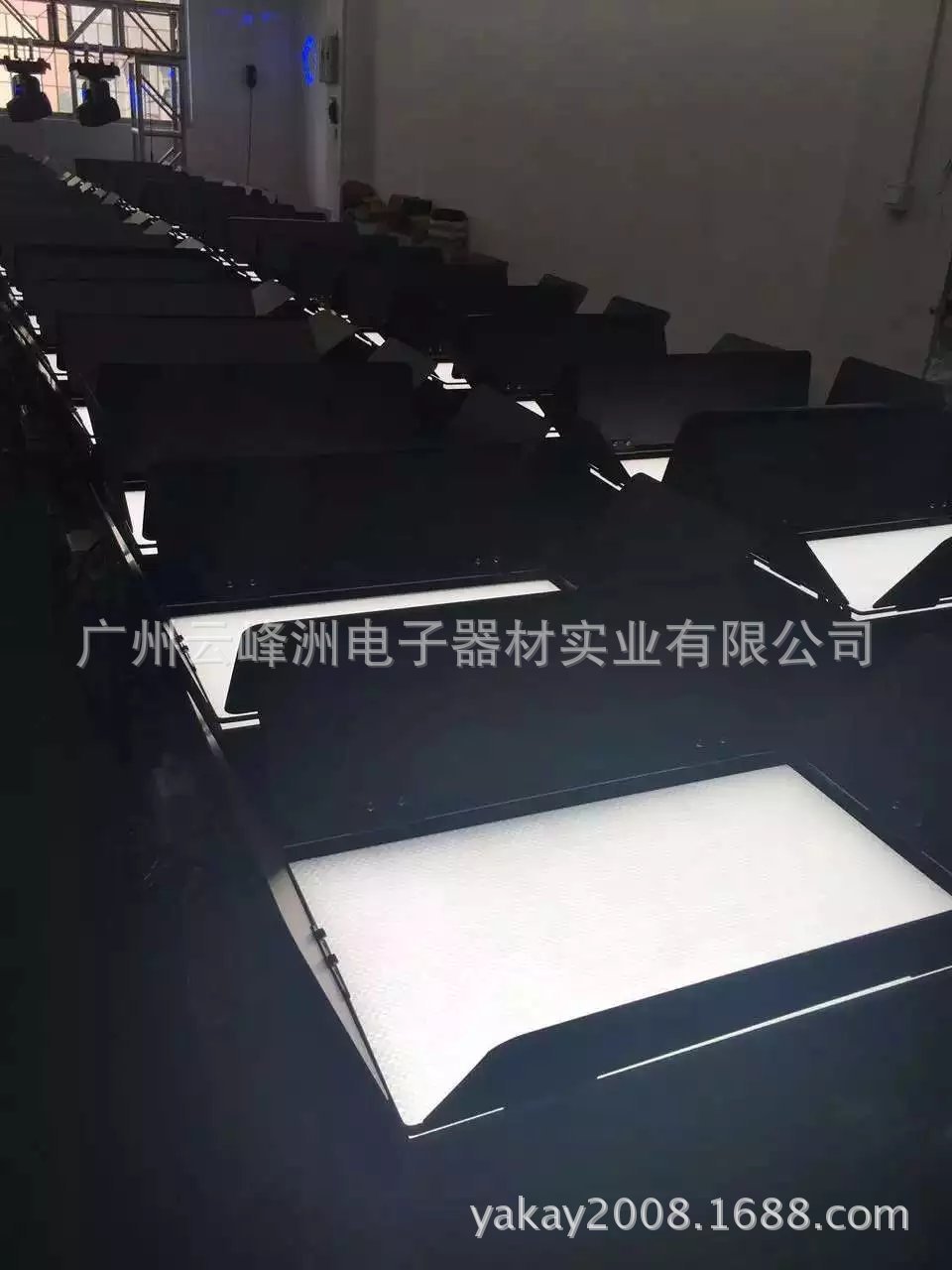 yakay/雅淇燈光 200W LED三基色平板柔光燈/影視冷光燈/視頻會議燈/演播廳LED面光