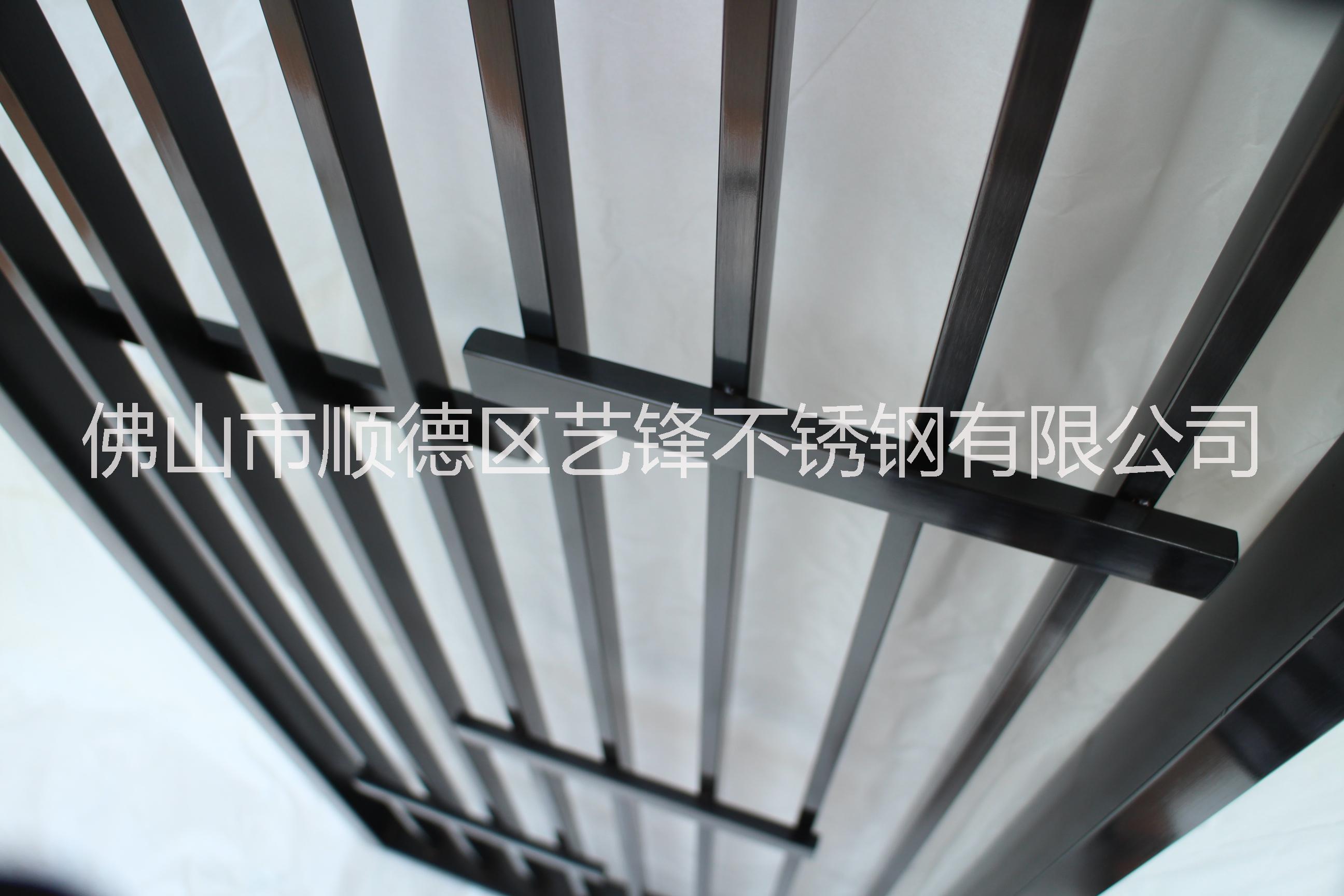 藝鋒不銹鋼 黑鈦拉絲不銹鋼屏風