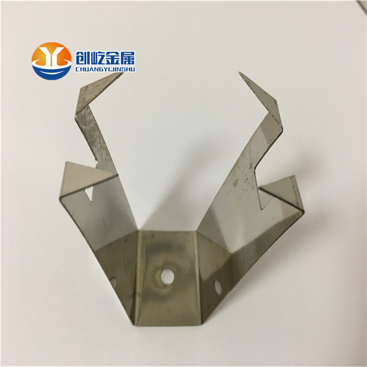 噴涂不銹鋼彈片 水簾柜電鍍彈片噴粉加工掛具鋼片