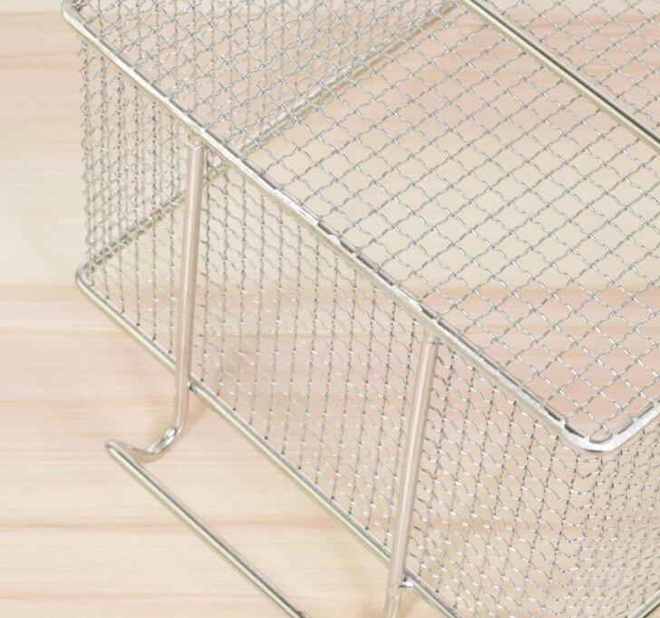 304不銹鋼方形炸籃 水果籃 油炸網(wǎng) 薯?xiàng)l炸籃 油炸鍋