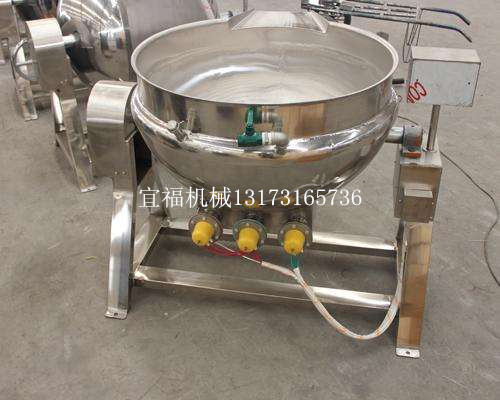 固定立式夾層鍋 燃?xì)鈹嚢枋秸糁箦伳募液? 可傾式夾層鍋多少錢